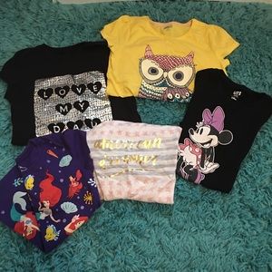 Girls 10/12 Tee bundle (5)